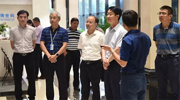 嘉峪关市市委副书记、市长丁巨胜一行莅临腾博官网考察调研