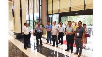 中国科学院院士于起峰等桂籍人才代表莅临腾博官网考察