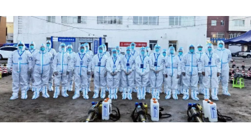 科丽特：助力内蒙古疫情防控，，，，，，，，筑牢“环卫防地”